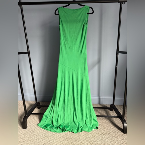 NWT Commense Sleeveless Backless Green Maxi Dress - Picture 5 of 8